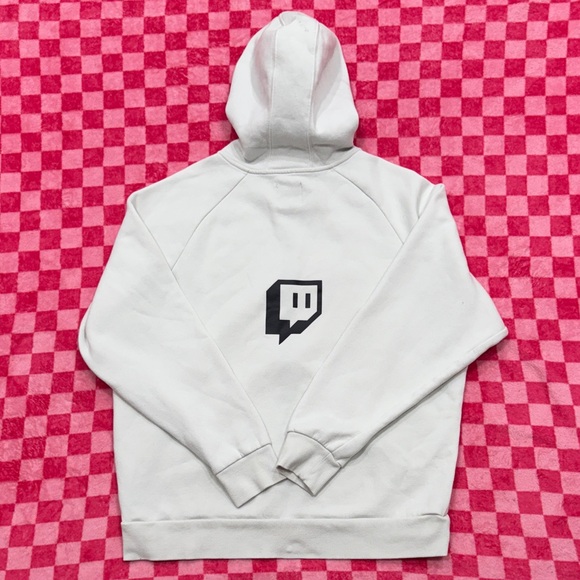 Twitch White and Purple Hoodie Jacket - Picture 8 of 8